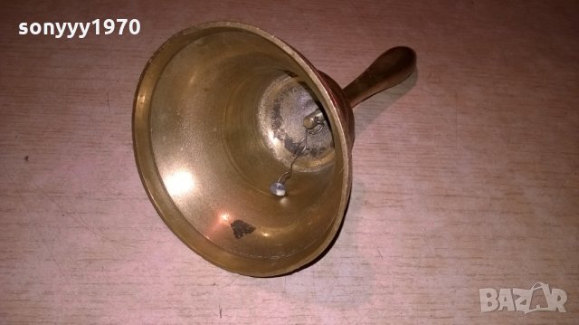 камбана-мед/месинг-20х9см-внос швеция, снимка 11 - Колекции - 25457513