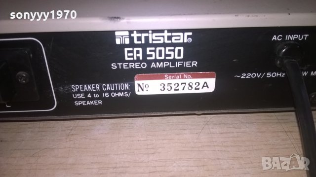 tristar ea5050 stereo amplifier-внос швеицария, снимка 15 - Ресийвъри, усилватели, смесителни пултове - 23202773