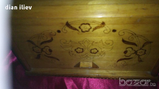 Стара дървена кутия за цигари, снимка 6 - Антикварни и старинни предмети - 13861754