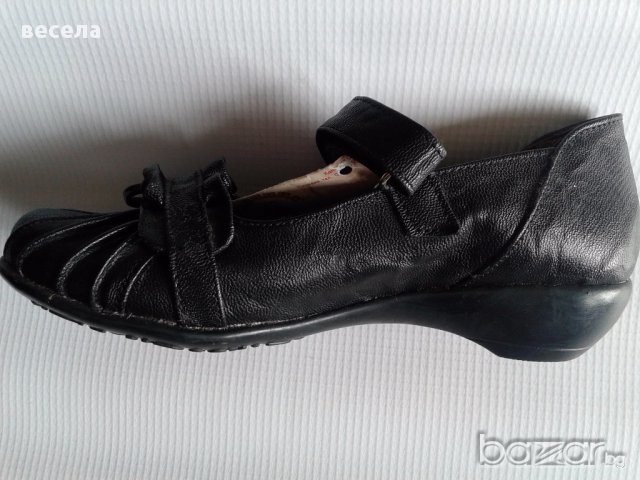 Детски обувки за момиче от естествена кожа, елегантни с малък ток,ортопедични, снимка 3 - Детски маратонки - 10096049