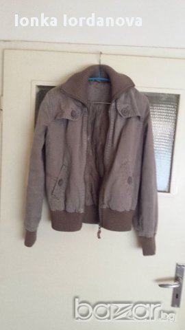 Кафяво яке, размер М, снимка 3 - Якета - 18401530
