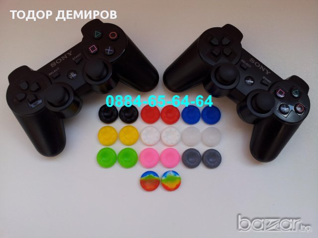 Тапи от висококачествен силикон за аналог. стикове на Playstation,XBOX, снимка 6 - Аксесоари - 10974453