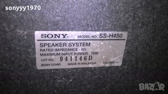 sony ss-h450 2x70w/6ohm-29х25х17см-внос швеицария, снимка 12 - Тонколони - 25036563