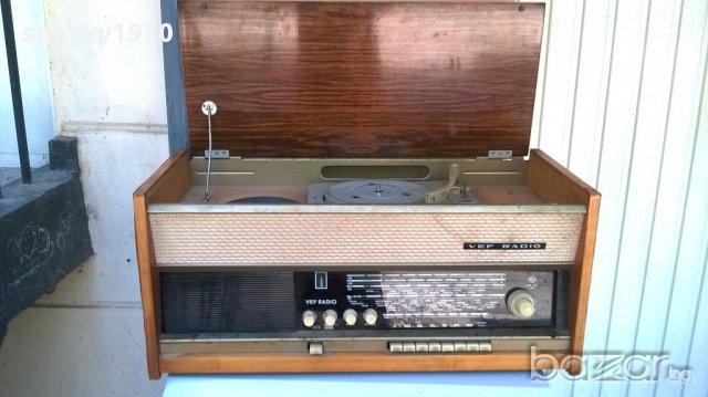 АНТИК-Vef radio-ретро за колекция-антика в свеж вид, снимка 2 - Аудиосистеми - 15082200