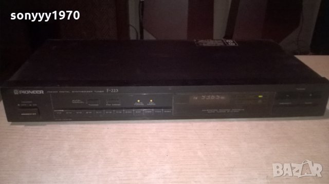pioneer f-223 stereo tuner-made in japan-внос англия, снимка 12 - Ресийвъри, усилватели, смесителни пултове - 23864930