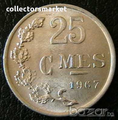 25 центимес 1967, Люксембург