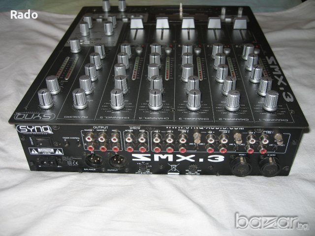 Продавам професионален DJ миксер "SYNQ SMX.3", снимка 3 - Други - 18215018
