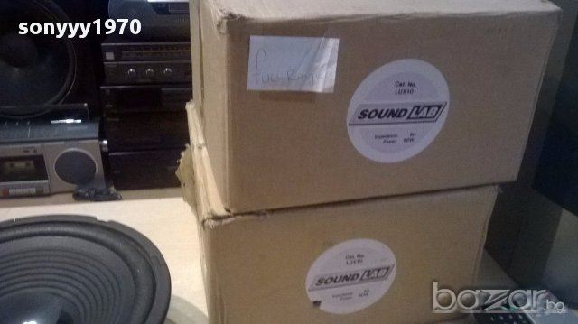 Sound lab lux10 full range 8ohm/60watts-2бр-внос англия, снимка 8 - Тонколони - 15304003