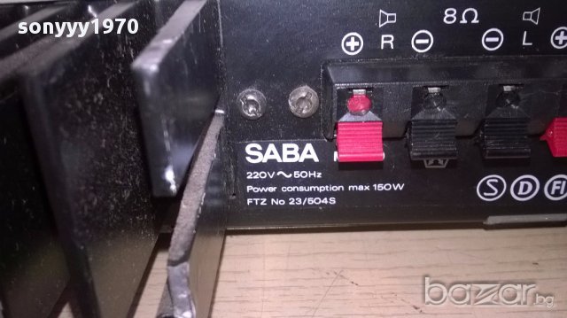 saba mi 180 amplifier-внос швеицария, снимка 12 - Ресийвъри, усилватели, смесителни пултове - 18017062