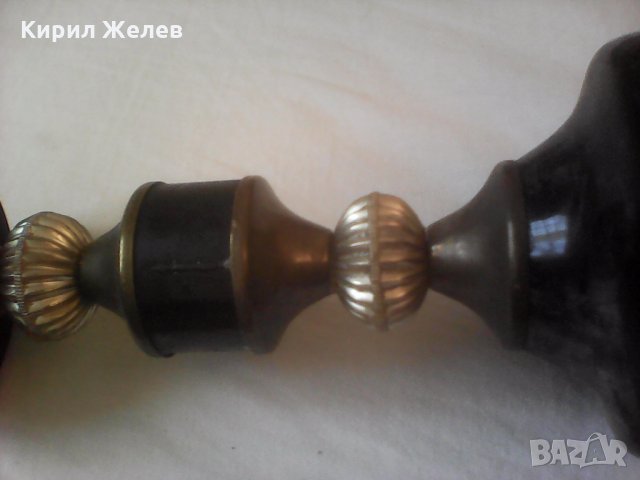 Бронз кехлебар свещник 9020 , снимка 6 - Декорация за дома - 25964104
