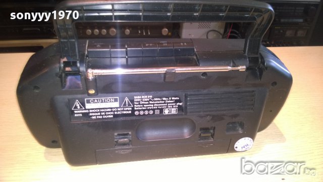saba rcr 310 radio/cassette receiver-внос швеицария, снимка 10 - Ресийвъри, усилватели, смесителни пултове - 10774847