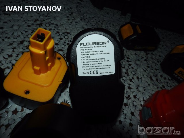 продавам нови батерии dewalt makita 12v-14,4v-18v, снимка 6 - Други машини и части - 17396339