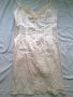 etere,бутикова лятна памучна рокля с дантели шампанско, балон, снимка 2