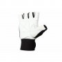 Фитнес ръкавици с накитници естествена кожа модел White, снимка 3