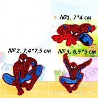Различни Спайдърмен Spiderman емблема апликация за дреха дрехи самозалепваща се, снимка 1 - Други - 24990751
