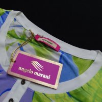 НОВА Angelo Marani Дамска Блуза Къс Ръкав 95% Естесвена Вискоза Size It 42 (S), снимка 7 - Блузи с дълъг ръкав и пуловери - 25520088