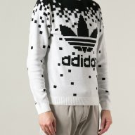 ADIDAS JEREMY SCOTT PIXEL Унисекс (Мъжки / Дамски ) Пуловер size S, снимка 3 - Пуловери - 7610240