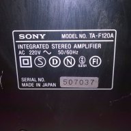 sony ta-f120a-amplifier-made in japan-внос швеицария, снимка 11 - Ресийвъри, усилватели, смесителни пултове - 14592358