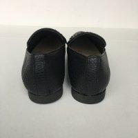 Кожени равни черни обувки с капси JustFab номер 36, снимка 6 - Дамски ежедневни обувки - 24569095