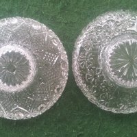 Две стъклени фруктиери различна шарка, снимка 3 - Други - 25341573