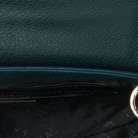 ПРОМО 🍊 VERSACE JEANS 🍊 Оригинална малка кожена чанта в тъмно зелено 15x20x5 см нова с етикети, снимка 7 - Чанти - 25089067