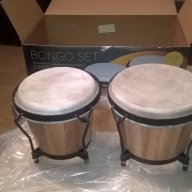 New bongos set+cd-40x23x19-made in germany-внос швеицария, снимка 4 - Ударни инструменти - 16949410