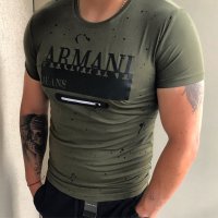 Мъжка тениска Armani код 437, снимка 1 - Тениски - 25059438