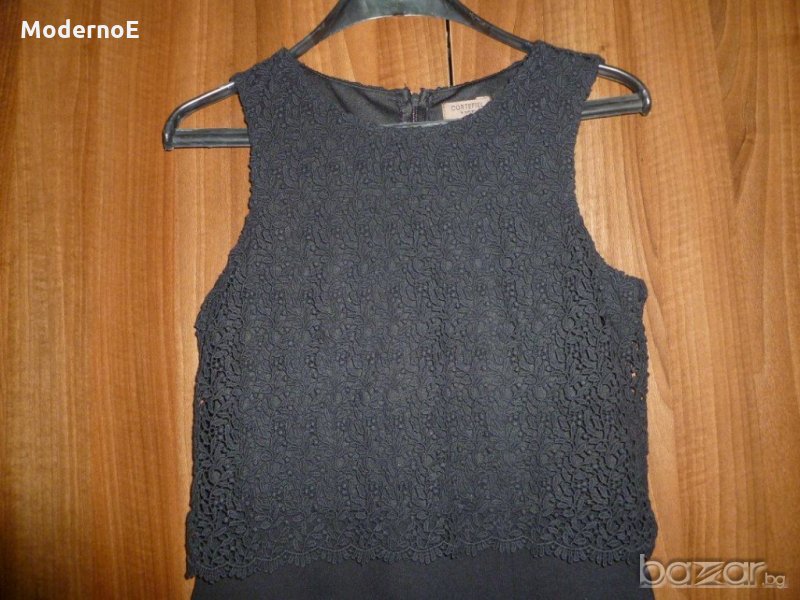 С/М CORTEFIEL маркова рокля пеплум с дантела - за предстоящите празници, снимка 1