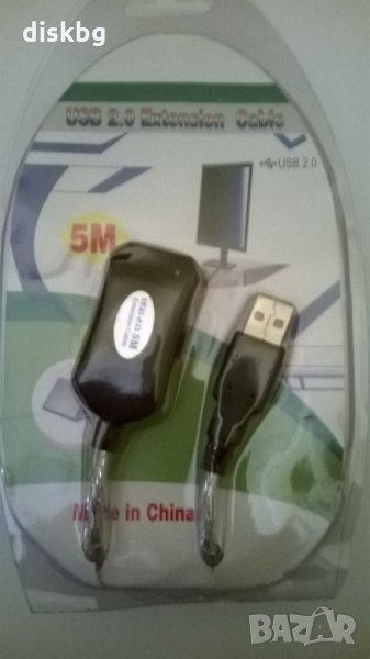 Кабел USB удължител 5 метра с усилвател, снимка 1