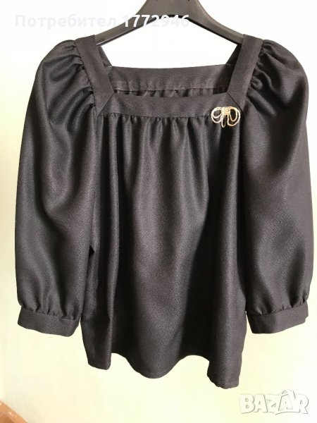 Черна официална блузка, снимка 1