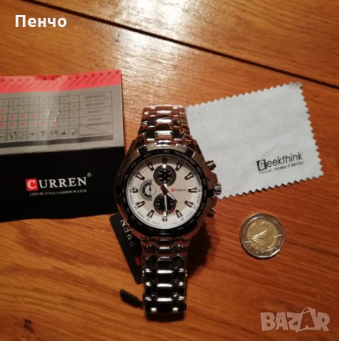 2019 нов марков луксозeн стоманен мъжки бизнес кварцов ръчен водоустойчив часовник часовници военен , снимка 14 - Мъжки - 24070613