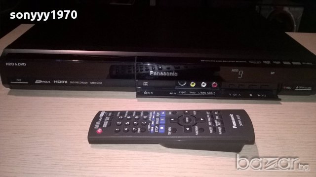 поръчани-Panasonic dmr-eh57 hdd/dvd/hdmi/optical+remote-внос швеицария, снимка 10 - Ресийвъри, усилватели, смесителни пултове - 13266517