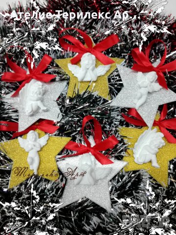 Коледни късмети с ангелче, снимка 2 - Коледни подаръци - 23460898