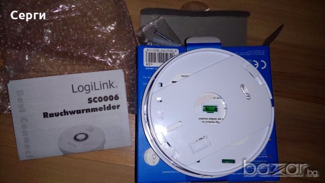 Детектор за дим LogiLink с аларма., снимка 3 - Други - 19361728