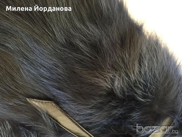 Дълъг елек от лисица, снимка 5 - Елеци - 20331394