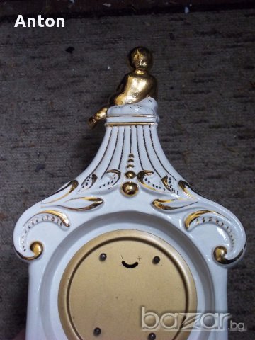 Часовник -  Италиански за камина порцеланов, снимка 7 - Антикварни и старинни предмети - 17682332