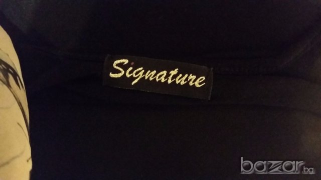 Дамски топ потник рокля с гол гръб на Signature - размер М, снимка 4 - Туники - 19684563