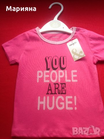 тениска за момиче 12-18мес, снимка 2 - Бебешки блузки - 25760403