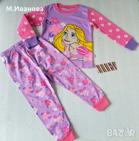 Пижама Рапунцел 2 години, снимка 2 - Бебешки пижами - 24718417