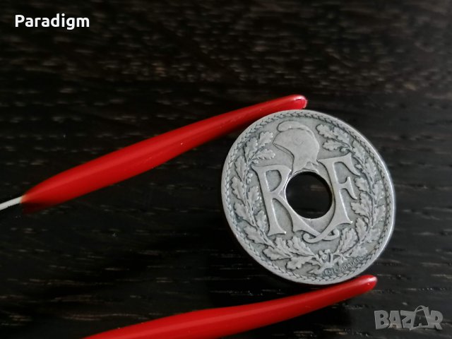 Mонета - Франция - 10 сантима | 1921г., снимка 2 - Нумизматика и бонистика - 26131681