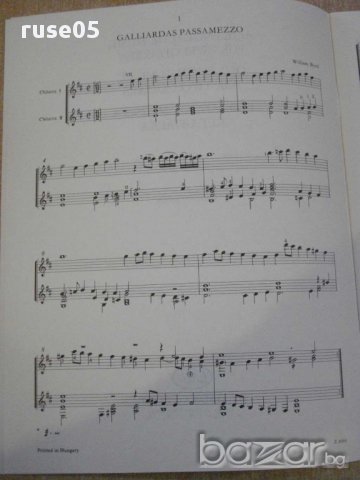 Книга "RÉGI ANGOL MUZSIKA KÉT GITÁRRA-MOSÓCZI Miklós"-28стр., снимка 3 - Специализирана литература - 15934875