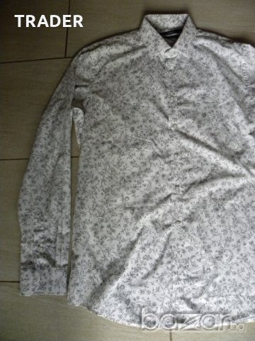 Мъжка риза DRESSMAN, размер L, снимка 11 - Ризи - 18191801