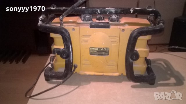 dewalt-made in germany-строително радио-внос англия, снимка 11 - Ресийвъри, усилватели, смесителни пултове - 23429379
