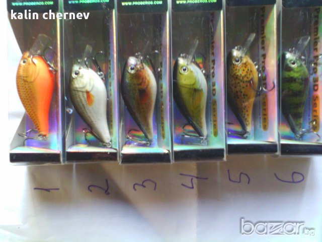 воблери 7.6см 12.57г 6 цвята, снимка 15 - Въдици - 12556675