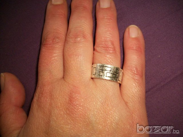 Сребърен пръстен, снимка 5 - Пръстени - 19723147