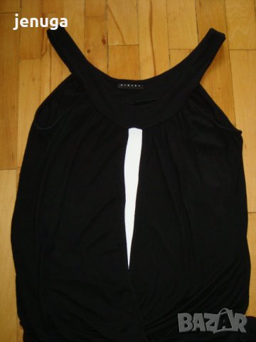 Оригинална рокля Sisley с отворено деколте, снимка 3 - Рокли - 24483852