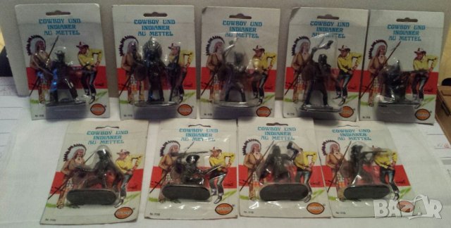 Метални фигурки индианци каубои , снимка 9 - Колекции - 24423688