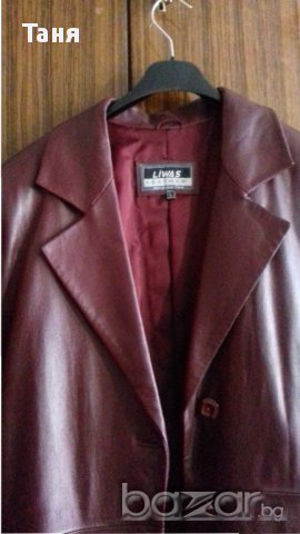 Дамско кожено манто L, снимка 2 - Палта, манта - 17730034