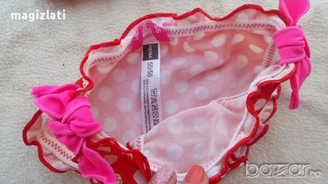 Лот 2бр. бански 0-3 месеца, снимка 4 - Бебешки бански - 15011903