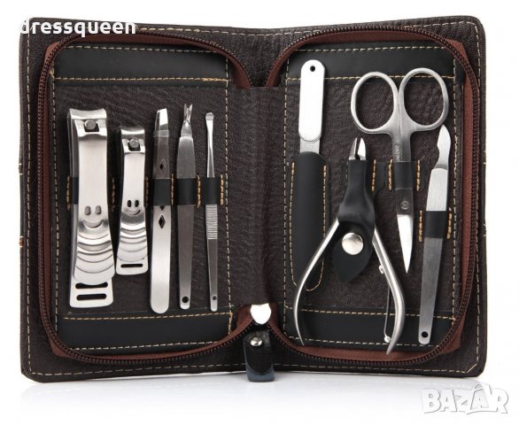 10803 Комплект от 9 части за маникюр и педикюр, снимка 5 - Продукти за маникюр - 24993147